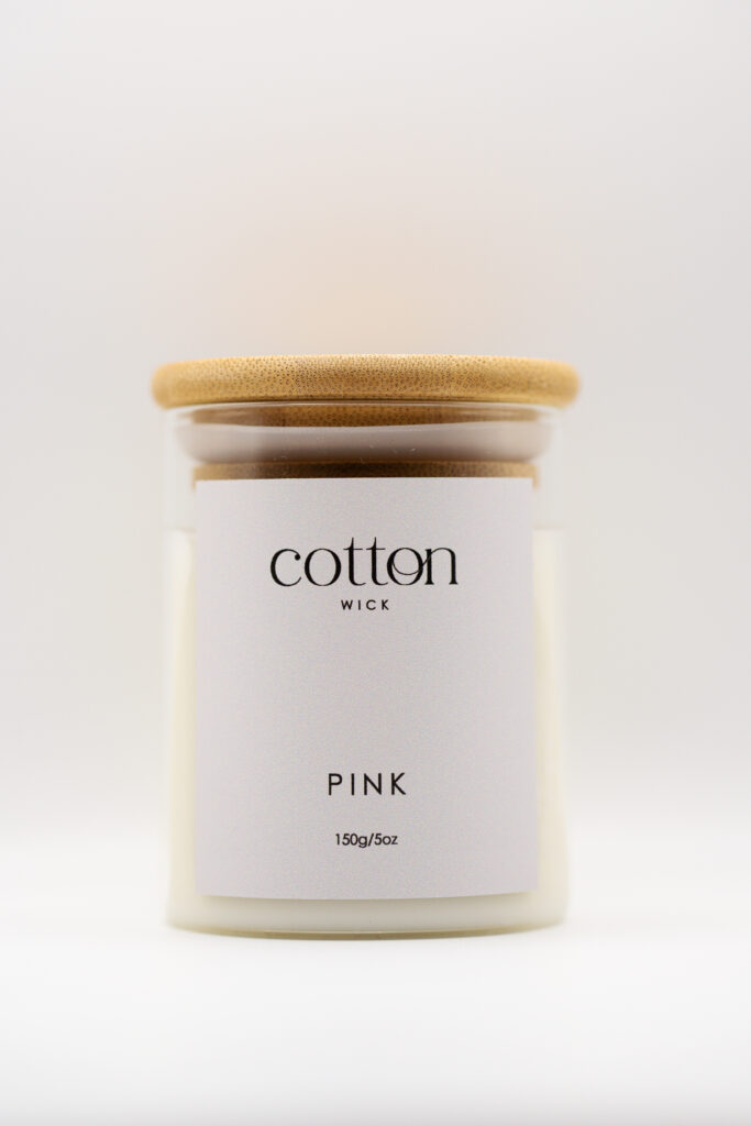 Świeca sojowa Pink