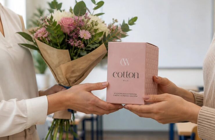 świece sojowe cotton wick na prezent