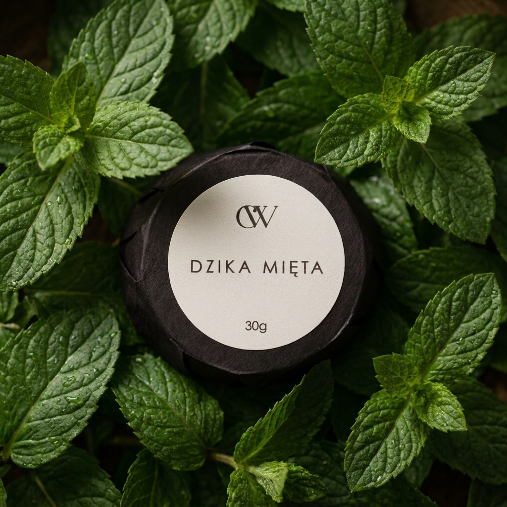 wosk sojowy dzika mięta